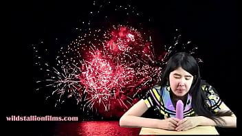 Chinese Teen shows how sexy she can be on New Years Eve