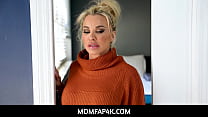 MomFap4K  -  Stepmom Discovers stepson's Interest In Cougars